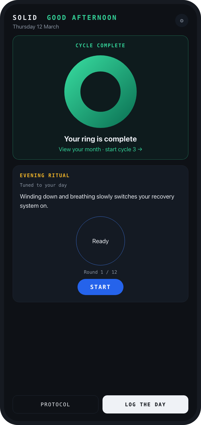 Solid Protocol, de app